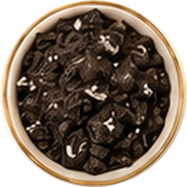 Tigela de biscoito Oreo triturado